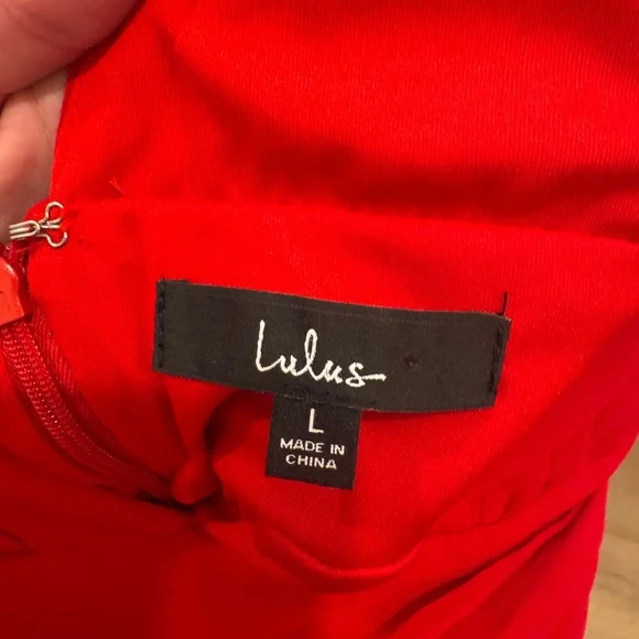 Lulu's Vibrant Red Maxi Dress - Picture 7 of 7